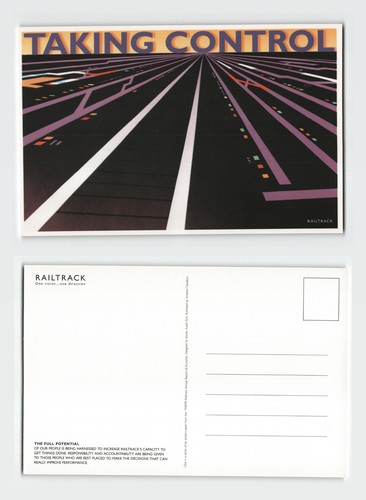 Postcard railtrack taking - postcard,