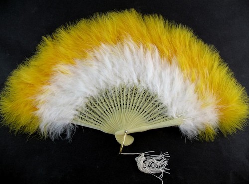 Vintage feather hand held - vintage,