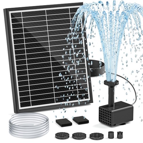 Solar fountain pump - solar, bird