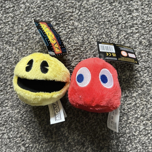 Pac man red ghost mini - ghost, plush