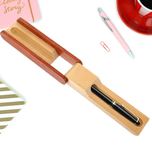 Wooden pen storage case - storage,