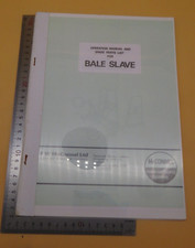 Operation Manual And Spare Parts List For Bale Slave Paperback McConnel