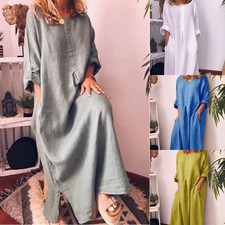 CASUAL MAXI LOOSE DRESS BAGGY