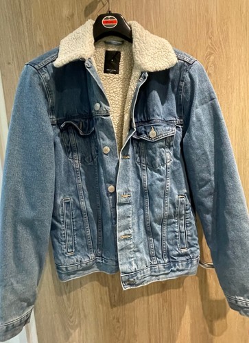 Men new look blue denim - new,