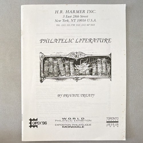 Harmer inc philatelic - h.r., inc.