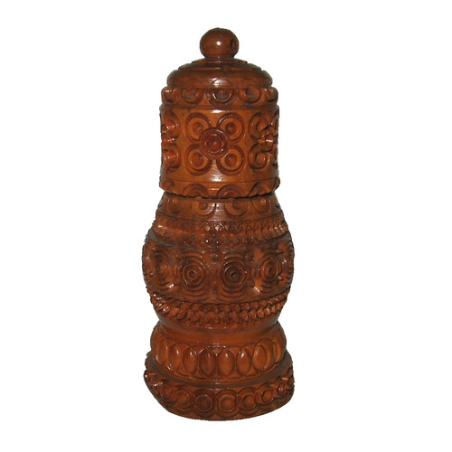 Vintage antique treen carved - antique,