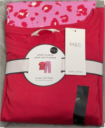 Cotton rich short sleeve - m&s,