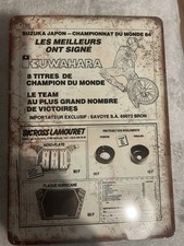 Metal Print Kuwahara BMX Retro