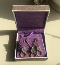 Azuni Pariba Onyx Drop Gold