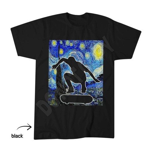 Skateboarding starry night - skateboarding,