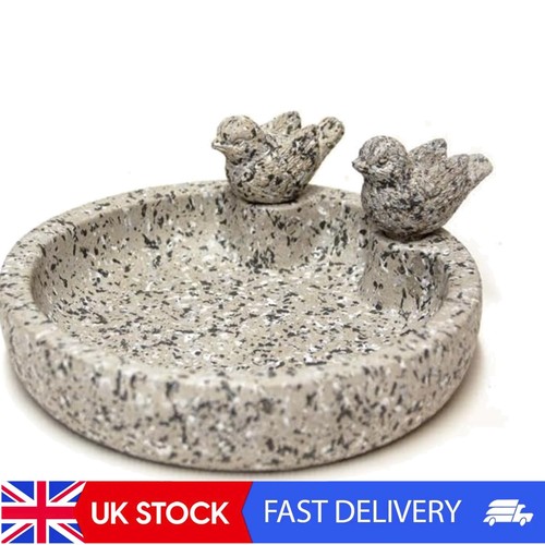 Fleckstone bird bath - fleckstone,