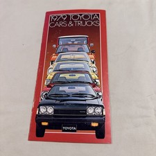 Vintage 1979 Toyota Cars And Trucks Advertising Sales Brochure Catalog Celica GT
