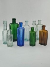 SELECTION OF BRITISH POISON BOTTLES
