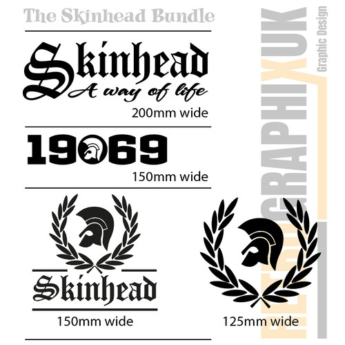 Ska skinhead sticker pack - skinhead,