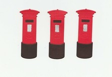 3 Die Cut Post Box Pillar Box