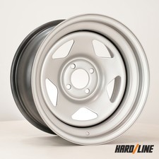1x 15" x 8 steel wheels fit 84-92 VW Golf Mk2 Hardline TYPE-5 4x100 ET0