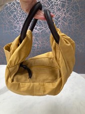 Topshop Yellow Leather Bag