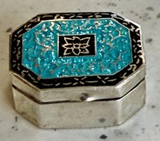 Vintage Sterling 925 hexagonal