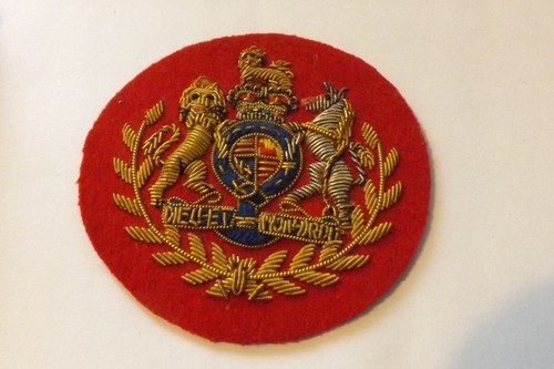 Military wire bullion badge - military,