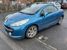 PEUGEOT 207 CC N/S/F WING BLUE