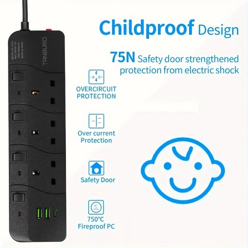 Extension lead with usb - with,
