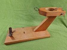 Traditional Spanish Woooden Ham Holder Prosciutto Carving Stand.