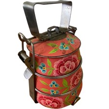Vintage Stainless Steel Floral