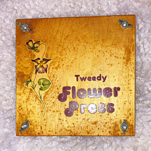 Tweedy wooden flower press - tweedy,