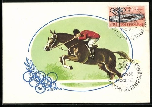 Postcard rome 1960 olympics - 1960,
