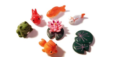 Lily pond silicone mould - pond,