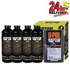 Upol Raptor Tintable 4 x Liner Kit Tough Urethene Coating Bedliner Spray Paint