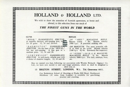 Original 1960 advert for