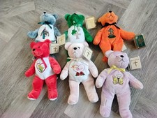 Holy Bears Six Pack Plush Soft Toy with Holy Bible Tag Religious