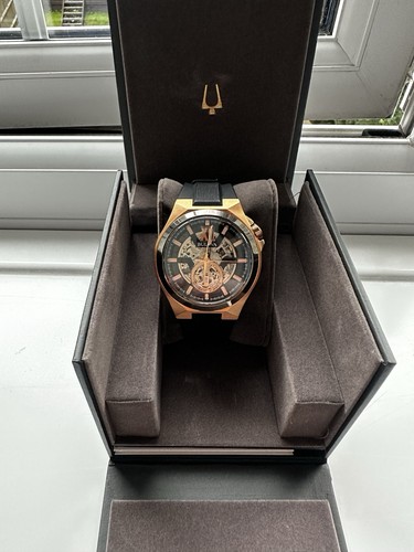 Bulova automatic skeleton - bulova, 44mm