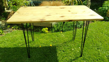Reclaimed wood dining table