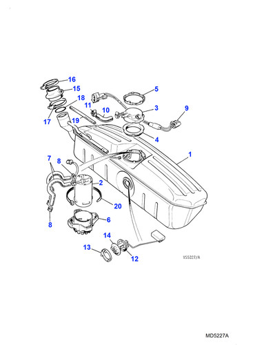 Jaguar genuine fuel breather - jaguar,