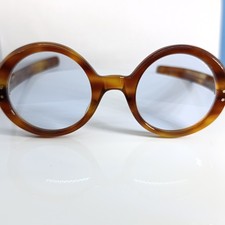 Original Oliver Goldsmith 1960s Round Tortoiseshell Sunglasses 