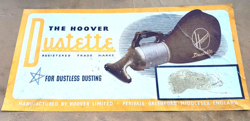 Vintage hoover dustette 100 - vintage,