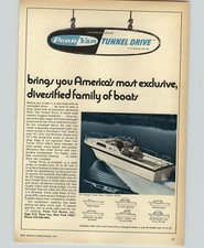 1971 PAPER AD Boat Penn Yan