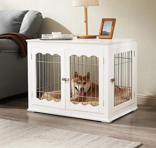 Wooden dog crate - wooden,