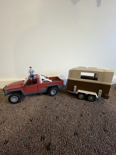 Retired schleich horse truck - horse,