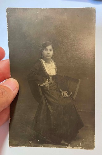 Vintage rare photo postcard - photo,