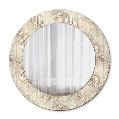 Jewel round mirror with - mirror,