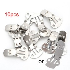10Pcs Silver Cutout Stainless