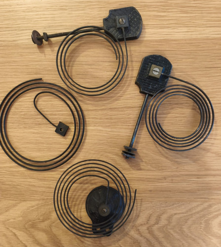 Collection vintage clock gongs - collection,