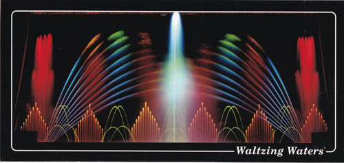 Waltzing waters postcard - waltzing,