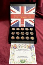 2023 Coronation Of King Charles III Fifty Pence 15x 50p Collection In Box UK