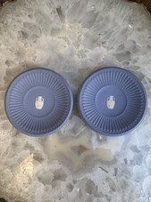 Pair Wedgwood Blue Jasperware