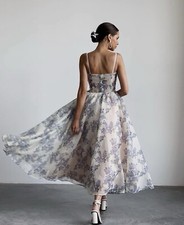 White floral dress for special occasions