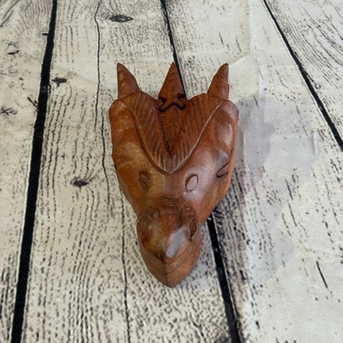 Carved dragon head bit - dragon,